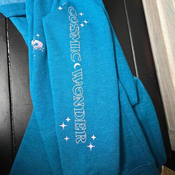 Girls' Fleece Pullover Hoodie | Cat & Jack | Small (6/7) - Picture 7 of 11